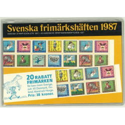 Sverige Postens årssats häften 1987