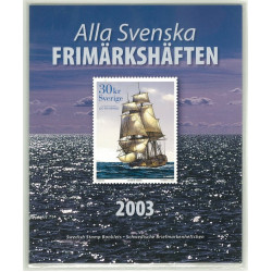 Sverige Postens årssats häften 2003