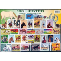 100 olika hästar